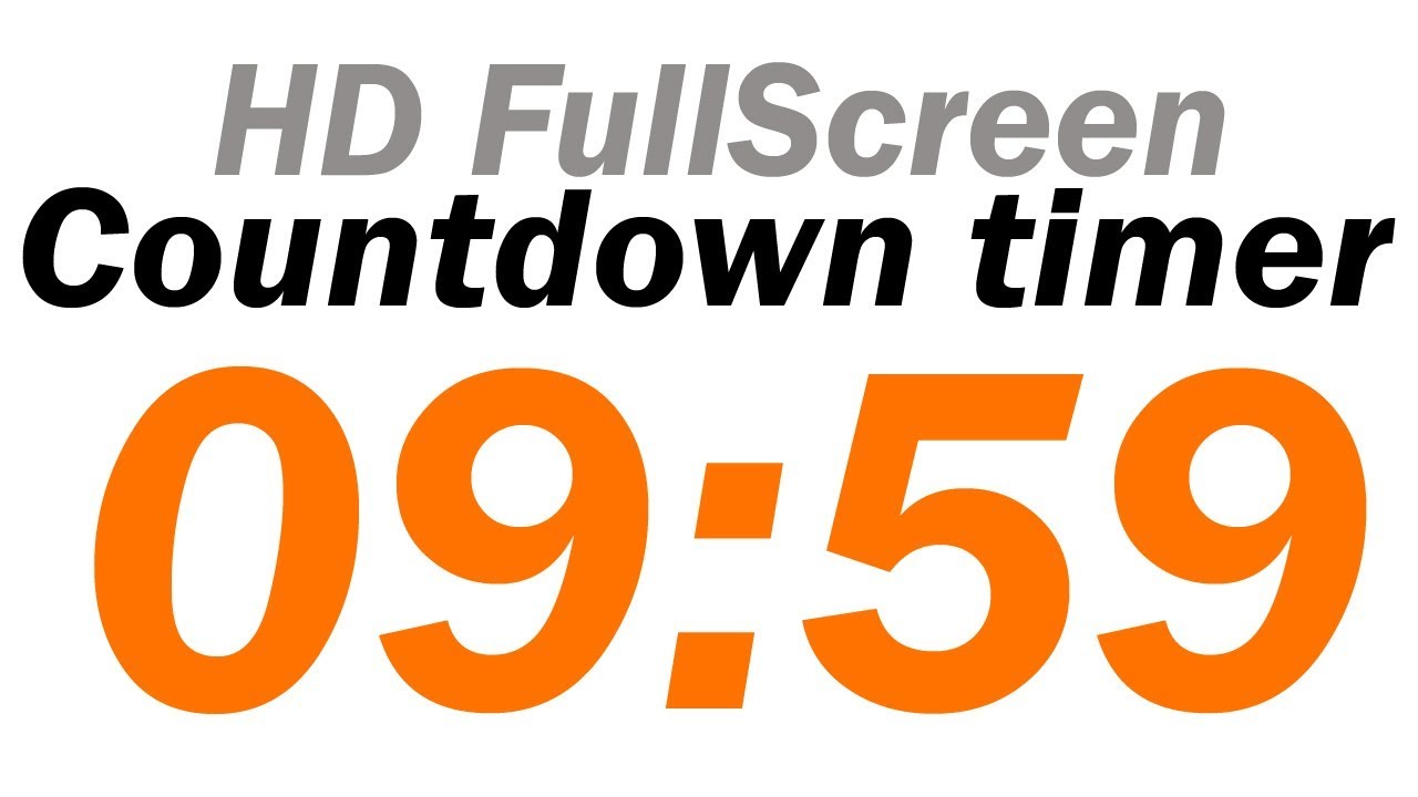 Full Screen Countdown Timers | Full Screen Countdown Timer – SJIS