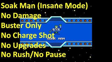 Soak Man (Insane Mode) - Perfect Run (No Damage, Buster Only) - Mega Man: Super Fighting Robot
