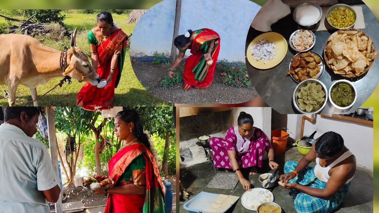 ಖುಷಿಯಿಂದ ಹಬ್ಬ ಮಾಡೋಕು ಬಿಡ್ಲಿಲ್ ಪಾಪಿಗಳು ಈ ವರ್ಷದ ಭೂಮಿ ಪೂಜೆ ಅಡುಗೆ ತಯಾರಿಗೆ ನನ್ನ ಗಂಡ್ ಹೆಲ್ಪ್ ಮಾಡಿದ್ರು 🫰🥰