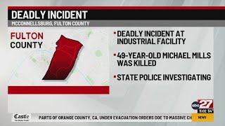 Contractor identified as victim in Fulton County industrial incident