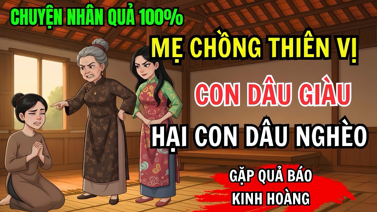 Mẹ Chồng Thiên Vị Con Dâu Giàu Hãm Hại Con Dâu Nghèo | Gặp Quả Báo Kinh Hoàng