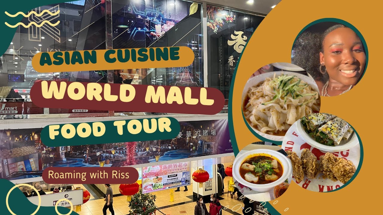 Flushing Eats World Mall Food Tour Pt. 1 Roaming with Riss YouTube