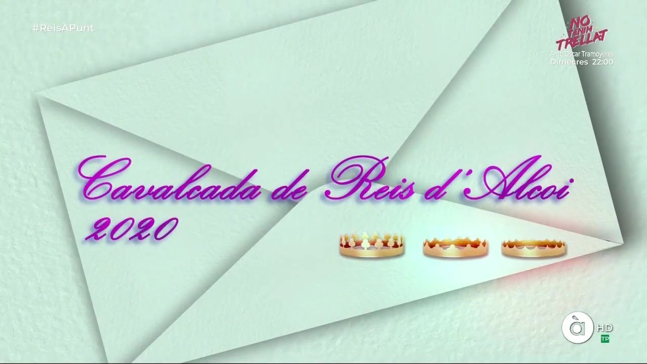 CXXXV Cabalgata Reyes Magos Alcoy 2020 (ÀPunt)