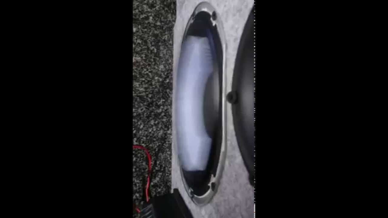 8" Sony Sub Excursion Test(My BoomBox)