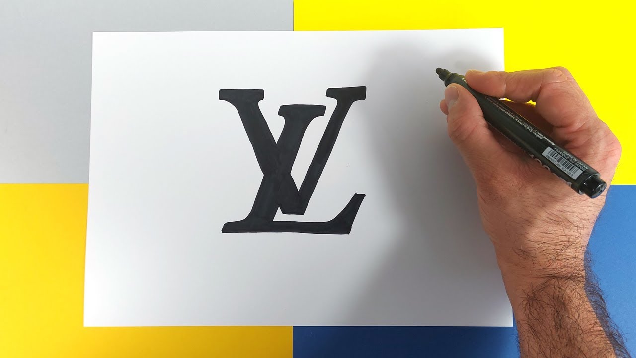 Comment dessiner le logo Louis Vuitton ? - YouTube