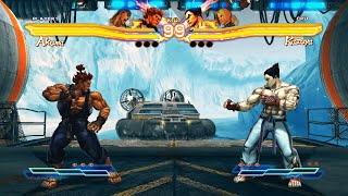 Akuma & Ryu Vs Kazuya & Nina Hardest - Street Fighter X Tekken