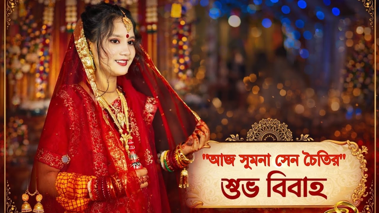 আজ সুমনা সেন চৈতির-শুভ বিবাহ। (part-2) 