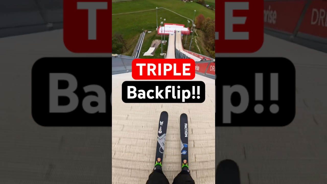 BACK ON SKIS - My First Triple Backflip 