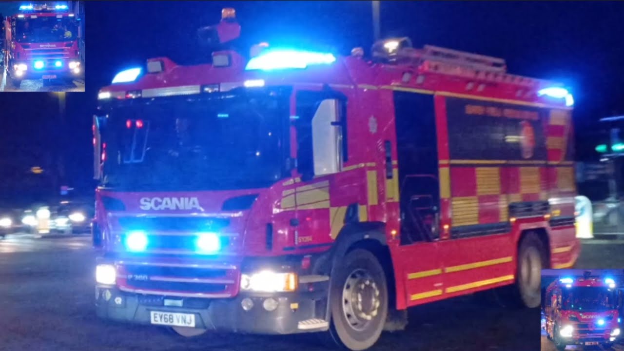 Multi-Station Response to an RTC and more Emergency Vehicles Responding UK