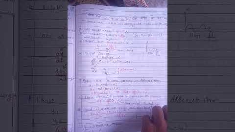 WAVES NOTES |PHYSICS WALLAH #UMMEDBATCH|NEET CRASH COURSE