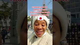 New Changes About Japanese Visa Application In Nigeria 2025 duet like subscribe share fyp 