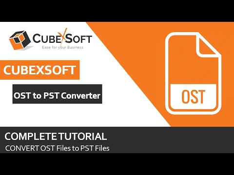 CubexSoft OST to PST Converter for Mac