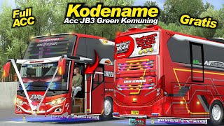 Buset Sekeren Ini Gratis😱 Kodename Acc GREEN KEMUNING❗BUSSID V4.4.1