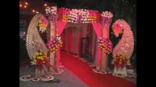 Pink and Golden Theme in Wedding
