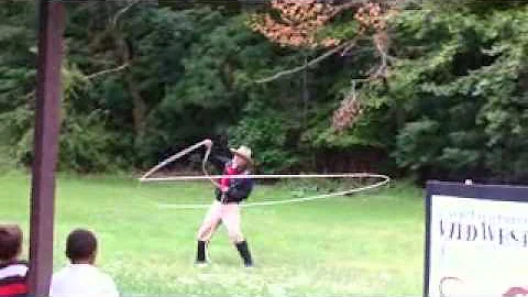 Bible Blast Rally finale! Richard Vest large lasso.