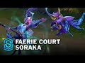 Faerie court soraka skin spotlight  prerelease  pbe preview  league of legends