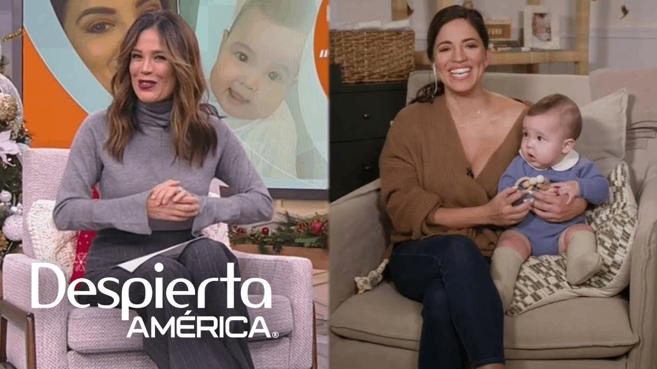 La tía Karla Martínez se emociona con la noticia que le dan Pamela Silva y su bebé Ford