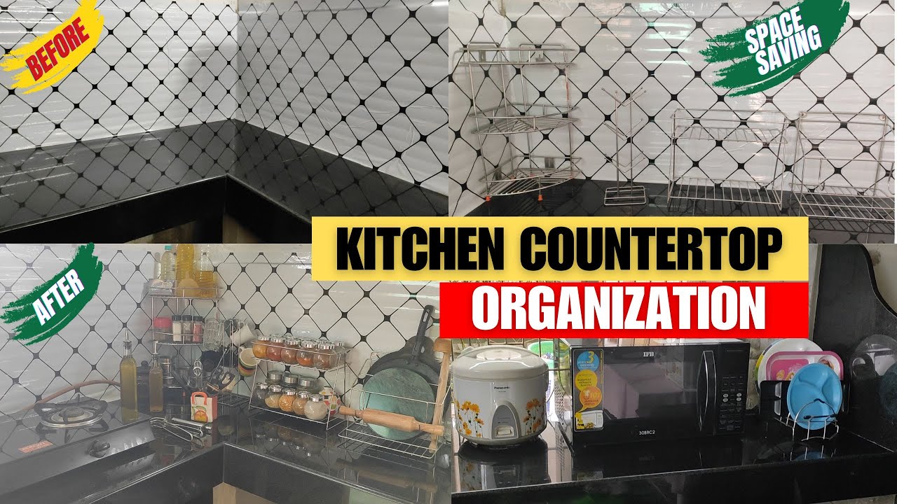 Kitchen Countertop Organization in Tamil Small Non Modular Kitchen