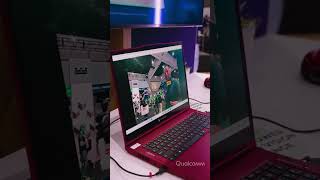 Computer vision interpreting human behavior on a laptop