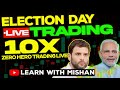 Live options trading stream live herozero trading stream  learn with mishan live