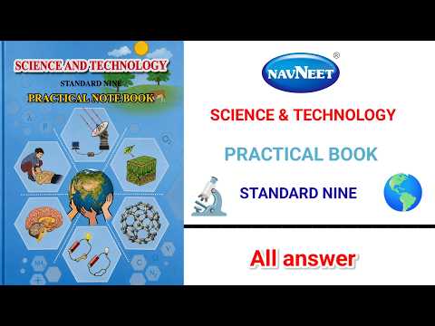 📘 Class 9 Science & Technology Practical Notebook | 🔵 Full Book Answers | NAVNEET |