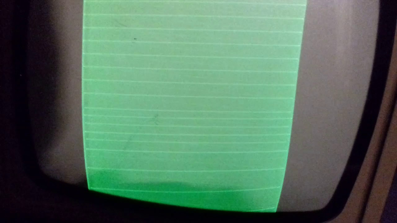 Robotron monochrome display from PC1715 system