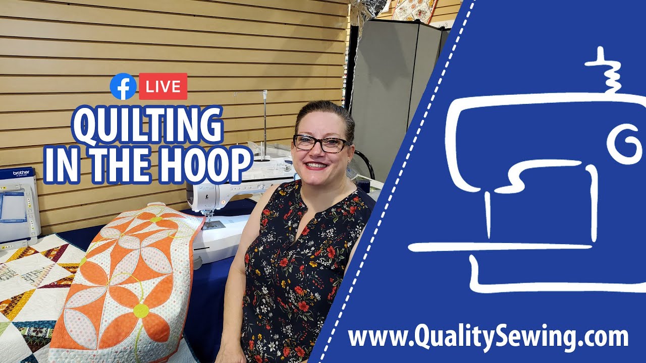 How Do I Quilt In My Embroidery Hoop? YouTube
