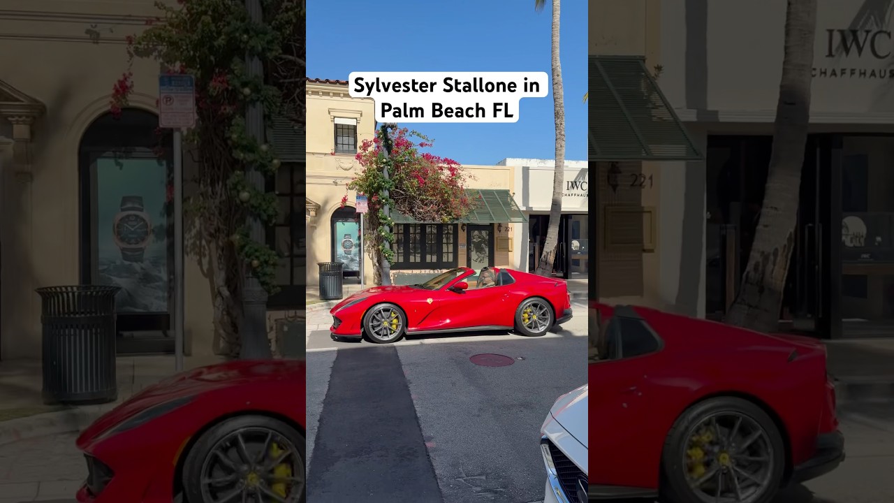 Stallone spotted in Worth Ave Palm Beach 
