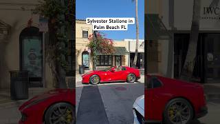 Famous Stallone spotted in Worth Ave Palm Beach #cars #celebrity #automobile #ferrari Wealth