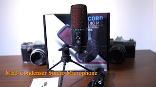 ME3 Condenser Studio Microphone Studio Stereo Recording with Volume Control screenshot 5