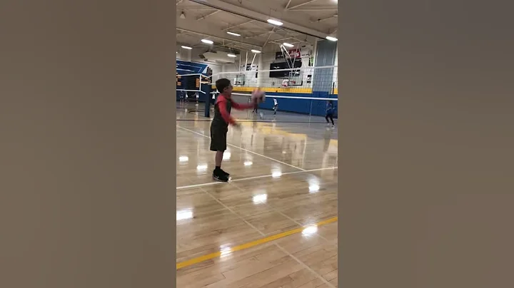 Lila at Volleyball