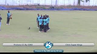 S360 T20 Blast Season XX1/Finals/ Citrin Super Kings Vs ProtonsbyS360/ SAR Cricket Arena G2 S360 T20 Blast Season XX1/Finals/ Citrin Super Kings Vs ProtonsbyS360/ SAR Cricket Arena G2
