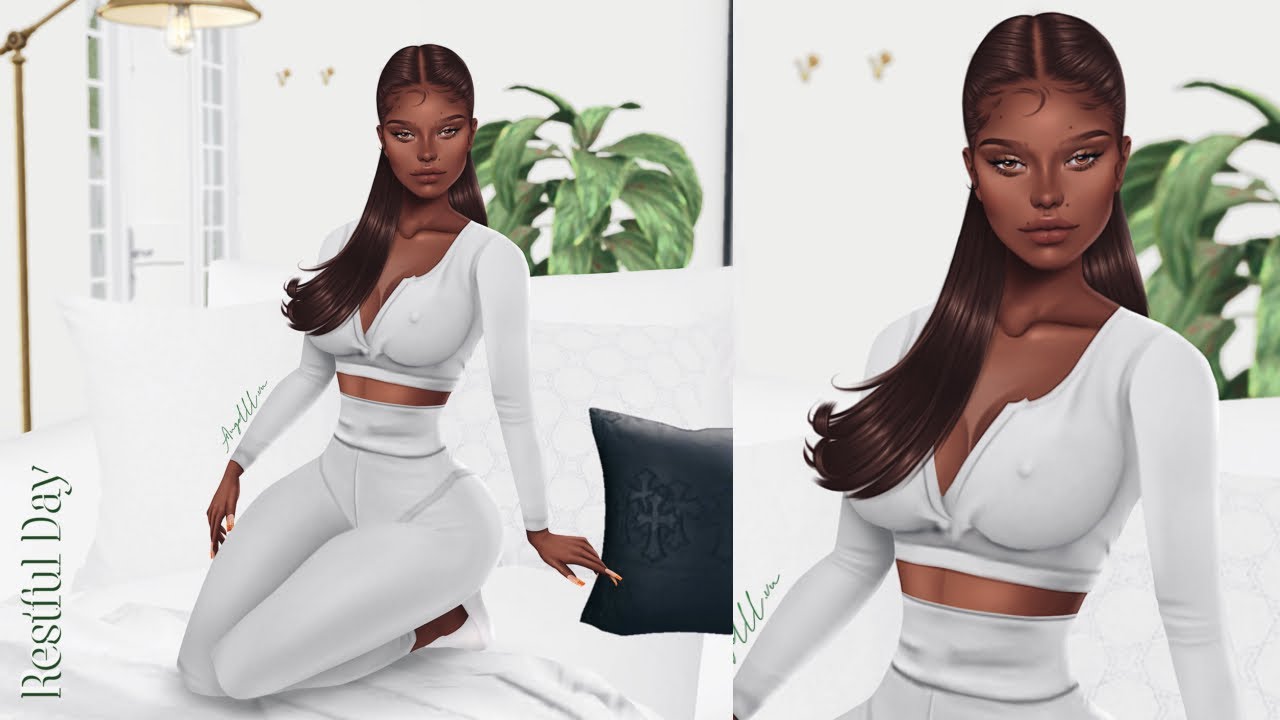 "Restful day ✨" | IMVU Speedpaint Using Ibis Paint X | ANGELLL.VU