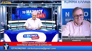 ΤΟ ΜΑΞΙΜΟΥ ΑΚΟΥΕΙ; ΚΑΛΕΣΜΕΝΟΣ Ο ΠΑΝΑΓΙΩΤΗΣ ΑΠΟΣΤΟΛΟΥ 10-9-26 EXTRA TV
