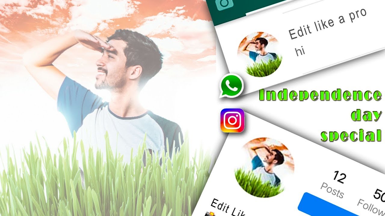 Independence Day Editing | Dp editing | picsart | mobile editing ideas