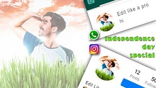Independence Day Editing | Dp editing | picsart | mobile editing ideas screenshot 5