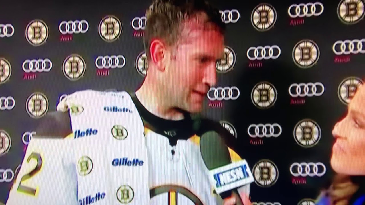 David Backes Bruins Post Game Interview 4/4/19