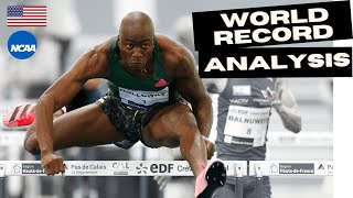 60m Hurdles WORLD RECORD - GRANT HOLLOWAY - Track and Field Technical Analysis