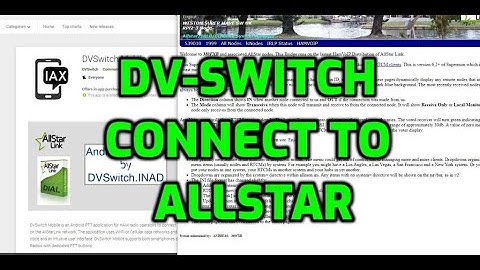 DV Switch- Winscp Settings - Radioless ALLSTAR Node