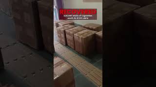 Indian Customs Seize 3.3 Lakh Illegal Cigarettes in Kerala Crackdown
