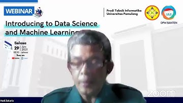 WEBINAR TEKNIK INFORMATIKA "Introducing to Data Science and Machine Learning"