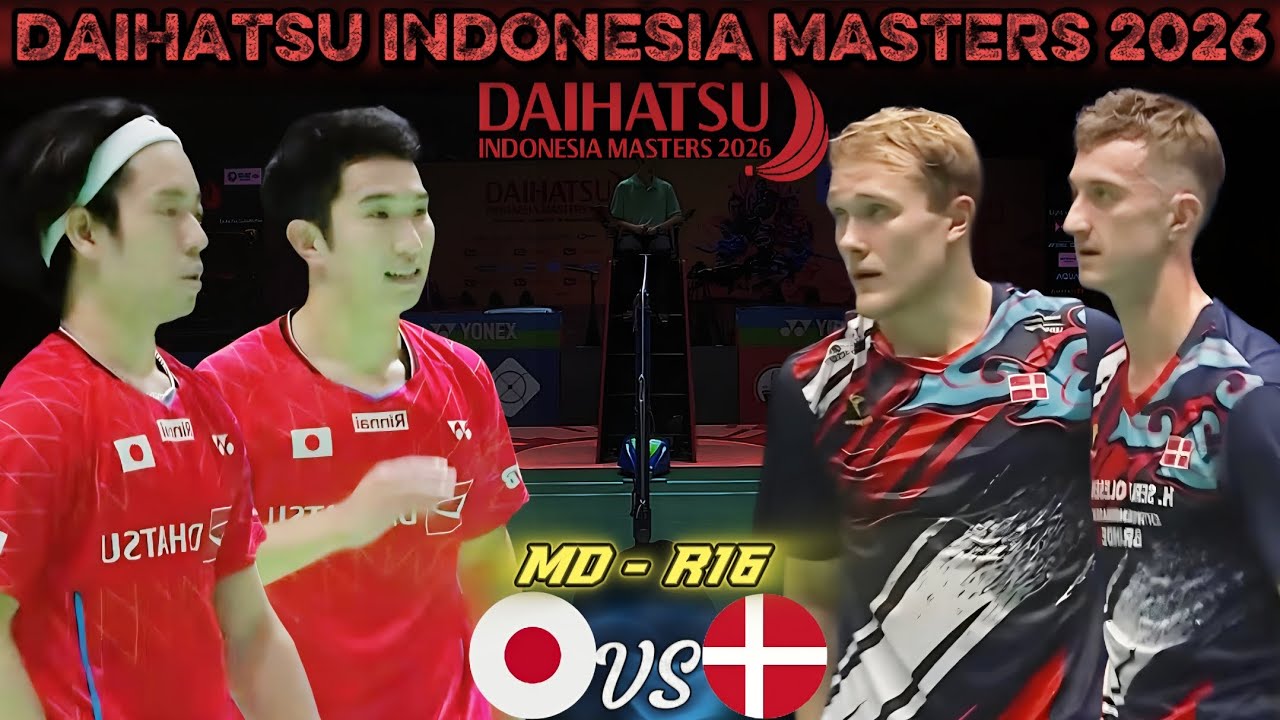 Hiroki Midorikawa/Kyohei Yamashita vs Lundgaard/Vestergaard (DEN) | Second round of Badminton DIM26