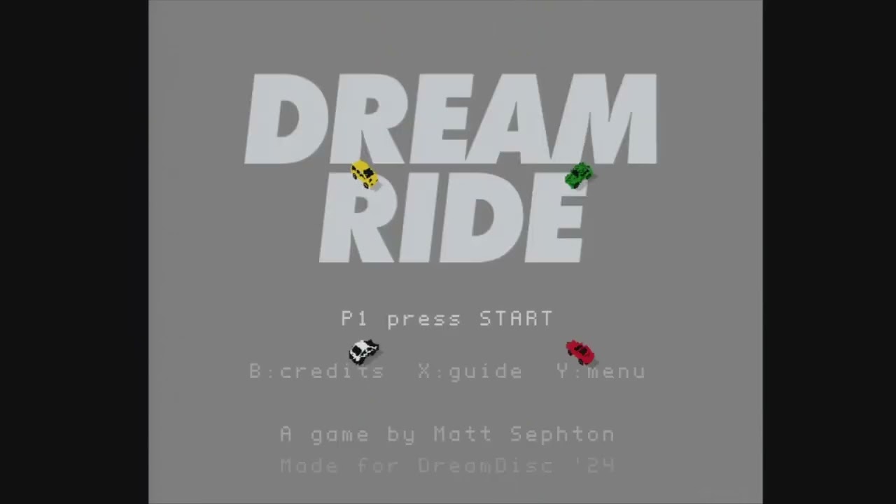 [Dreamcast] DREAM RIDE - DreamDisc '24 Jam (Homebrew)