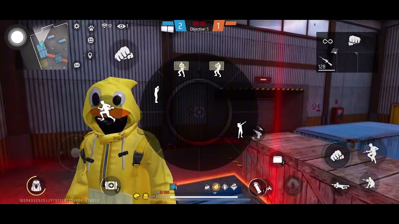 Combination of Character in Free Fire Max (Wolfrahh+Orion+D-BEE+Miguel)