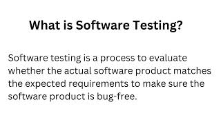 What is Software Testing? Net Worth