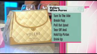 We LOVE the Volere wine purse!