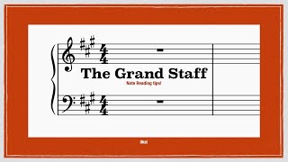 Grand Staff landmark notes study tip 1