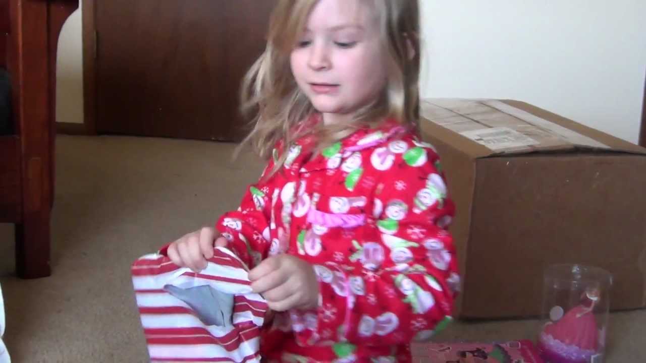 Viva Calliope Opens Her Xmas Presents 2012