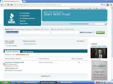 California Payday Loans - WARNING ! for California Payday Loans