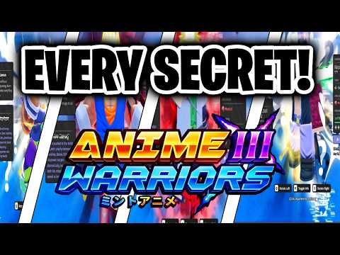 I Collected EVERY SECRET in Anime Warriors 3!